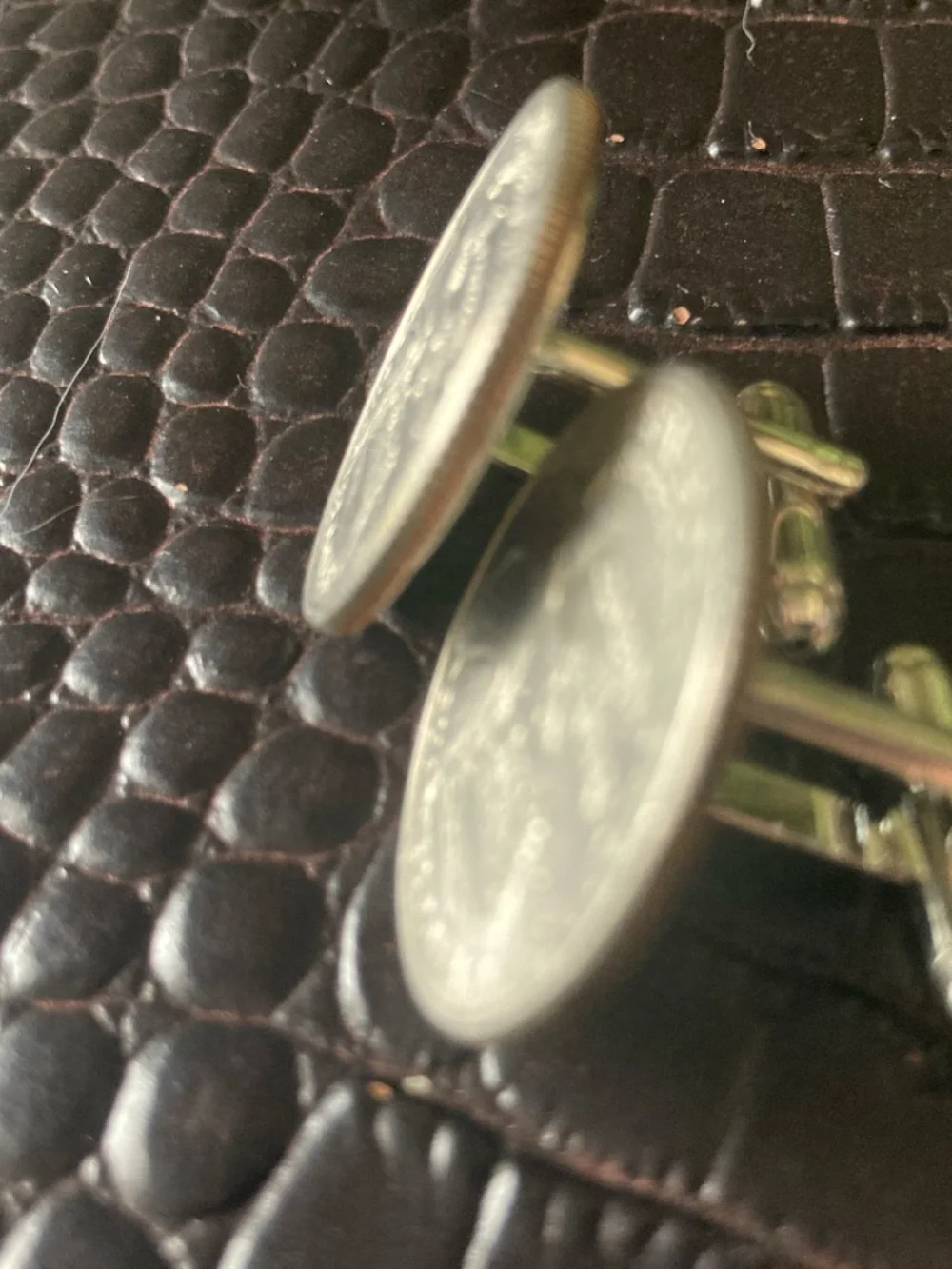 250 Year Washington Crossing the Delaware Quarter Cufflinks–Revolutionary War.